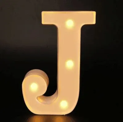 Illuminated LED Alphabet Letter Light - Stylish Decor