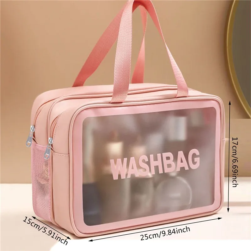 Dry Wet Separation Swimming Wash Bag Double Layer Portable