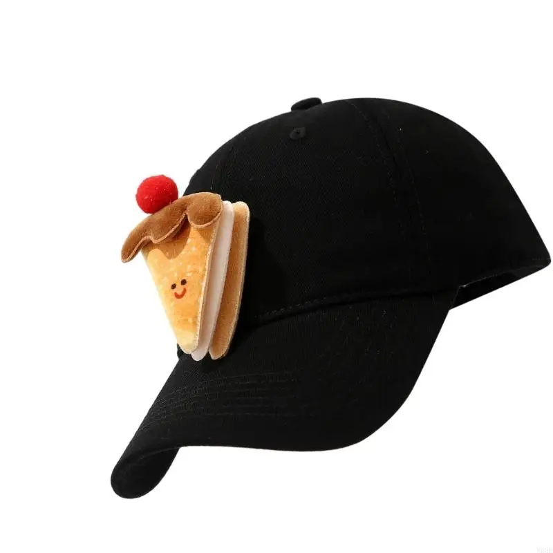 Fun Hamburger Themenverstellbare Baumwollkappe weich Unisex für tägliche Verschleiß y08e – Detail 8