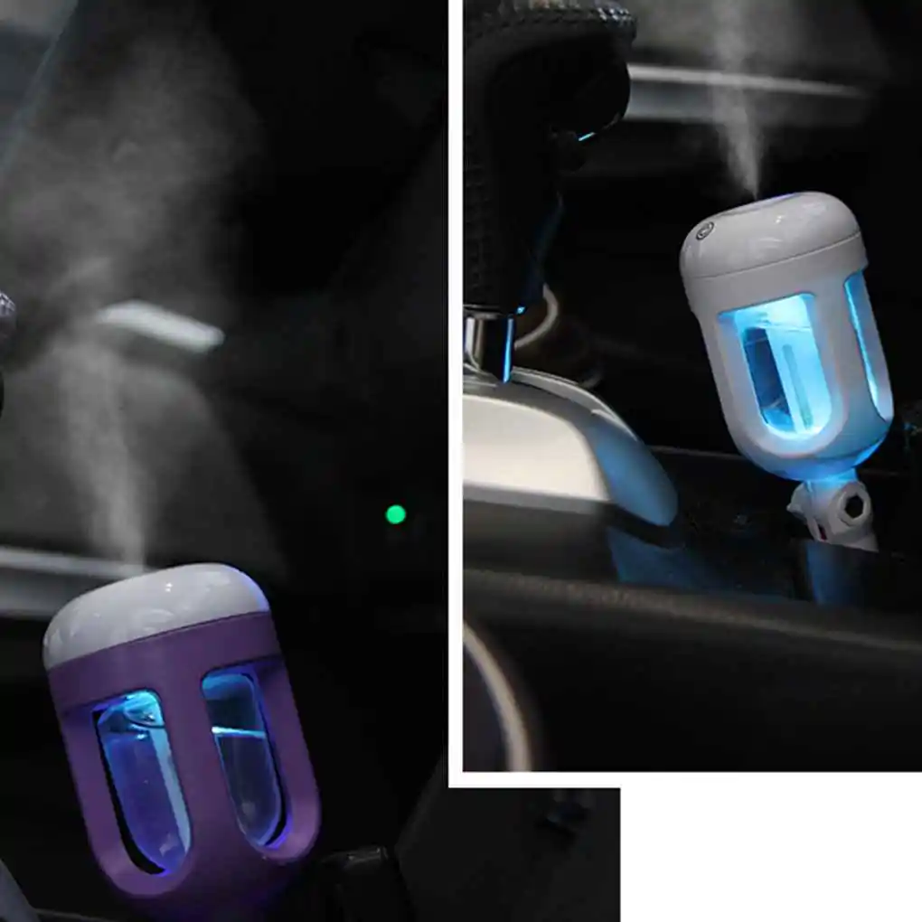 180 Degree Rotation Car Humidifier Air Purifier Aroma Diffuser Air Freshener Purifier Aromatherapy Mist Maker