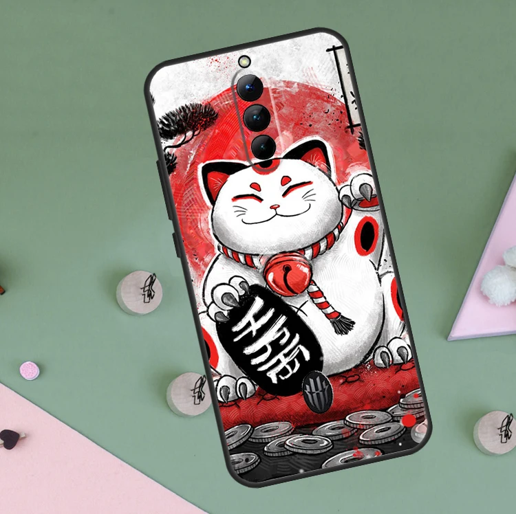 Red Sun Japanese Anime Phone Case Cover