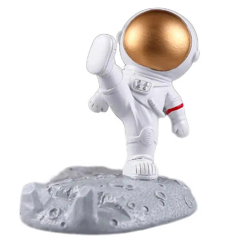 Universal Mobile Phone Holder Resin Astronauts Ornaments Stand Table Desktop For Phone Holder Cell Phone Accessories