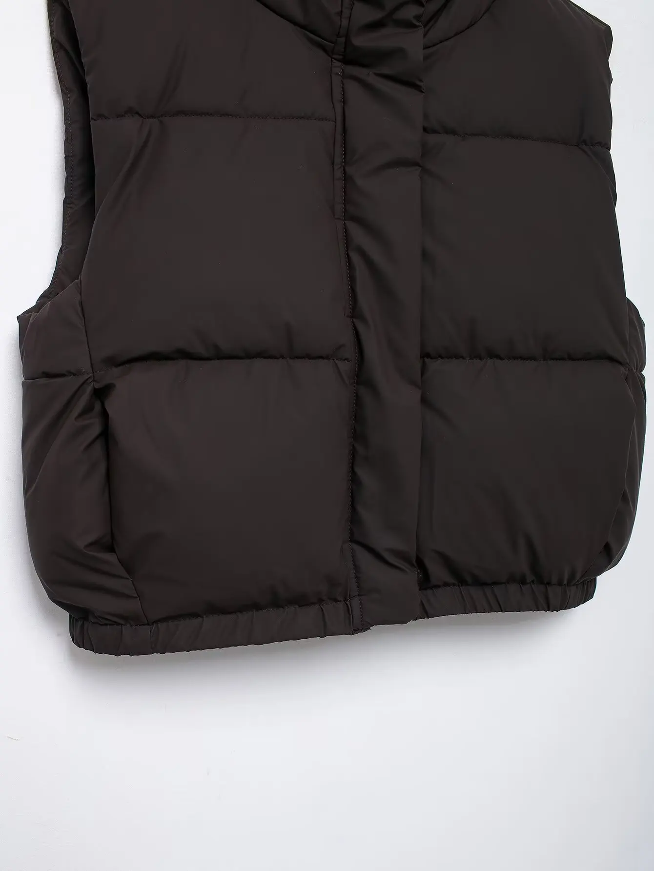 Vest Coat Women's Jackets Black Sleeveless Tops Winter Warm Waistcoat Streetwear Fashion Tops 2024 inszart Solid Woman Outwear