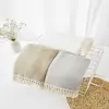 Cotton Muslin Swaddle Blankets for Newborn Baby Tassel Receiving Blanket New Born Swaddle Wrap Infant Sleeping Quilt Bed Cover 4