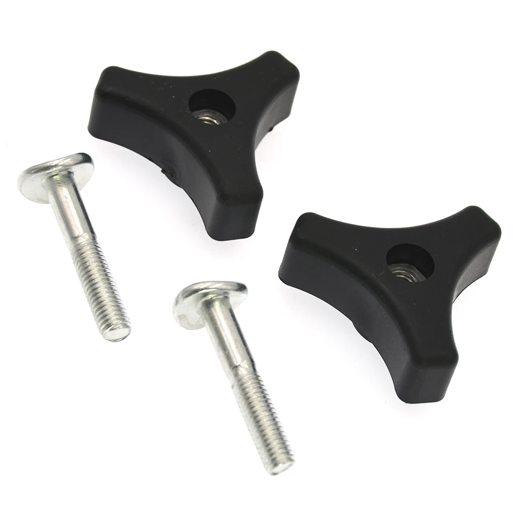 2pcs Lawn Machine Triangles Knob Handle Bolt Replacement Parts Nut Screw for Honda Lawn Mower Other Machine