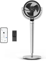 Pedestal Fan with Smart Control, 43'' Inches, 150°+120° Omni-Directional Oscillating Quiet Fans for Bedroom, 110ft Circulat 1