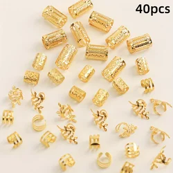 Elegant Hollow Out Hair Rings - Stylish DIY Hair Accessories and Jewelry (Golden)