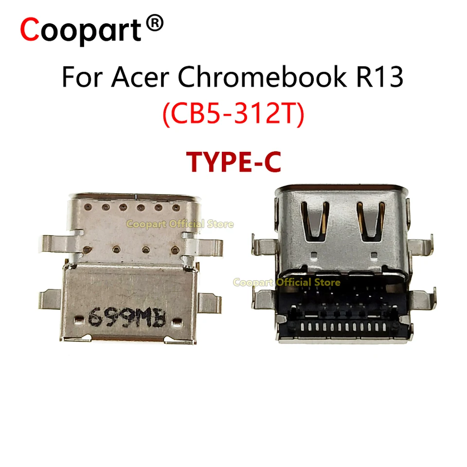 USB Type C Connector Jack DC Power Charging Socket Port For