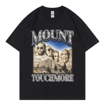 Funny P Diddy Mount Touchmore T Shirt Hip Hop Vintage Clothing Short Sleeve T-shirt Men's Fashion Streetwear T-shirts 1