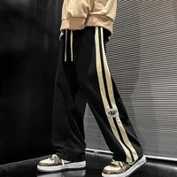 Pantalon décontracté High Street pour hommes, jambe large, droit, velours côtelé, jogging de mode, streetwear de couple, nouveau pantalon de protection, printemps, automne 5