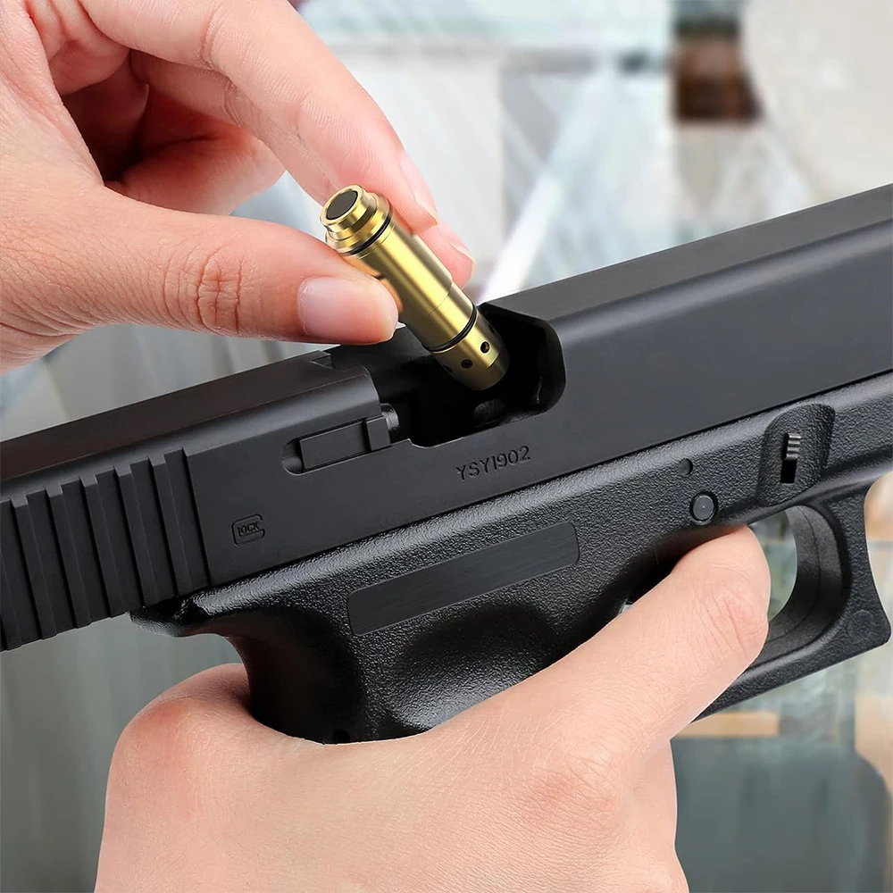 Tactical Laser Bore Sight 9mm/380ACP/45ACP for Hunting Shooting