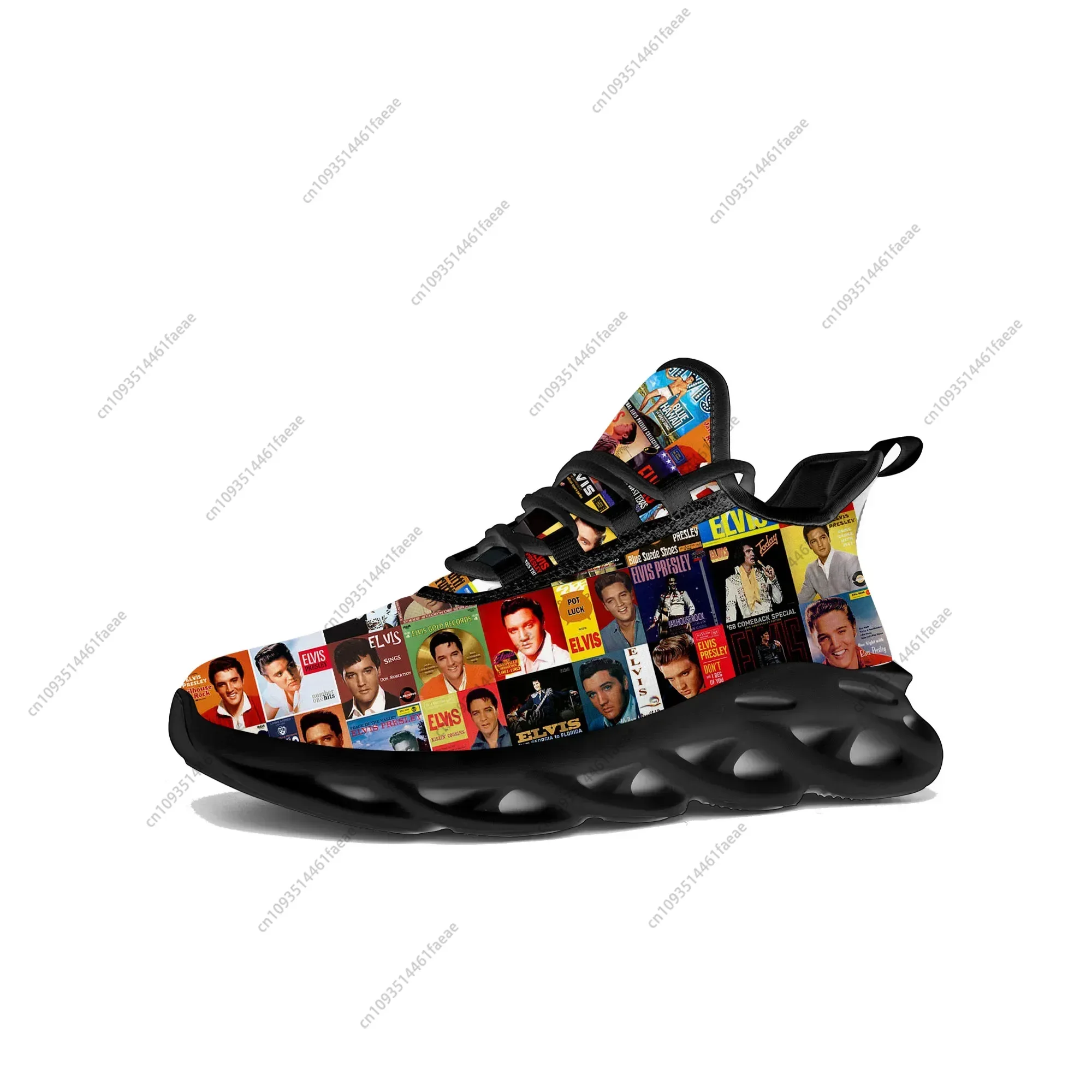 Elvis King Hillbilly Cat Flats Sneakers Mens Womens Aaron Sports Running Sneaker Lace Up Mesh Footwear Tailor-made Shoe Presley 3
