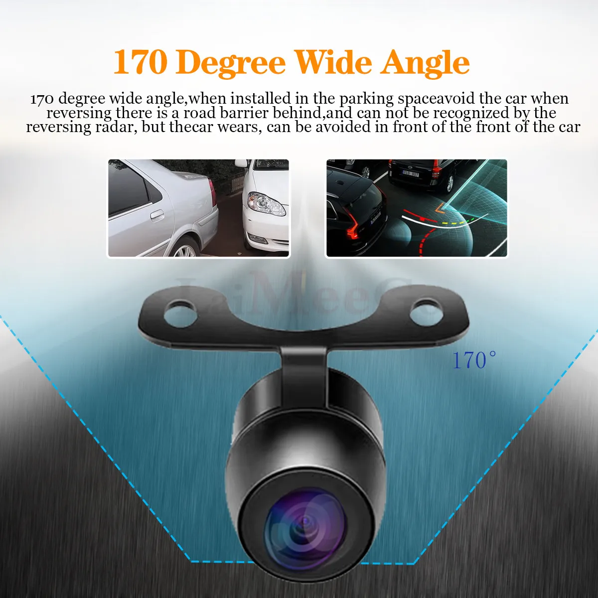 Car Backup CCD Front Rear View Camera 170 Degree Wide Angle Waterproof Without Guide Line Auto Parking Sensor System rear camera rear view camera front and rear cameras