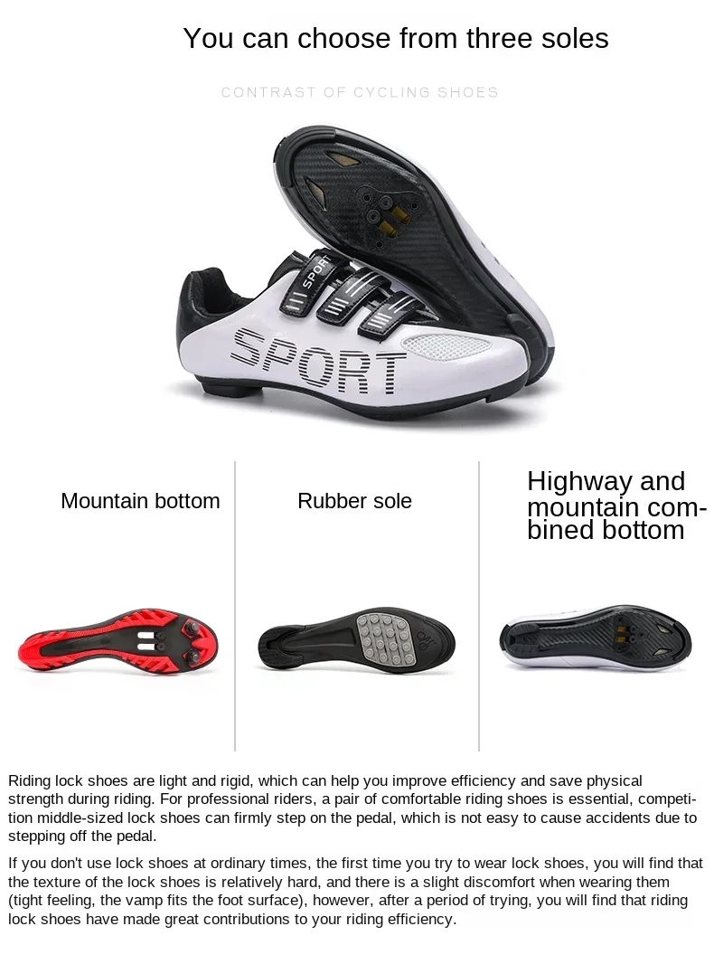 Cycling Shoes Men Women SPD Road Dirt Bike