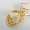 Bracelet For Women Stainless Steel High Quality Gold Muilt Color Bangle Bracelets For Girls Simple Accessories Jewelry Luxury 4