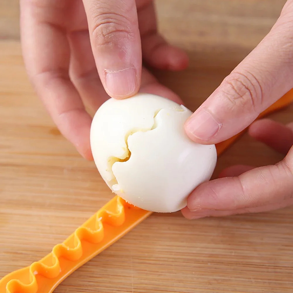 Egg Cutter Slicer 2 Pcs Fancy Cut Eggs Cooked Eggs Cutter Household Boiled Creative Tools Bento Cut Flower Shaper Kitchen Accessories