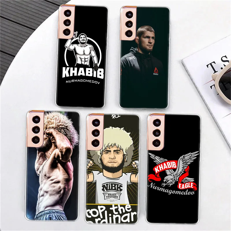 Custodia Per Telefono Khabib Nurmagomedov Per Samsung Note 20 Ultra 10 Lite 9 8 Galaxy A9 A8 A7 A6 J8 J6 J4 Plus A90 5G A80 A81 A91 Cover S