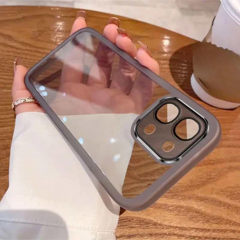 Transparent Silicone Camera Protector Lens Back Cover Case