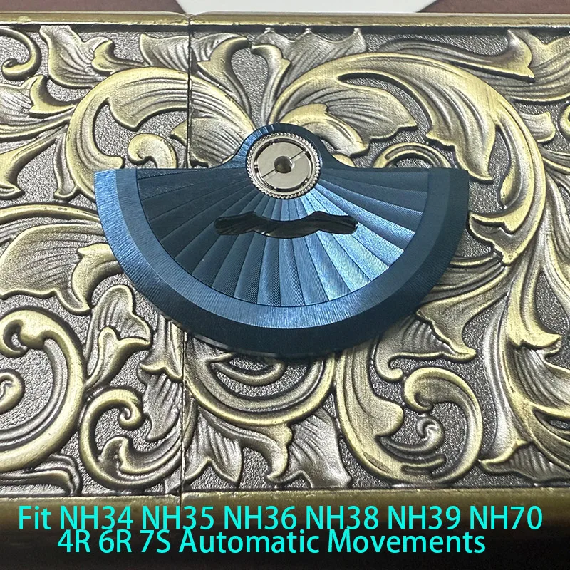 Customized Automatic Hammer Rose Gold Black Blue Silver Gold Watch Rotor Parts