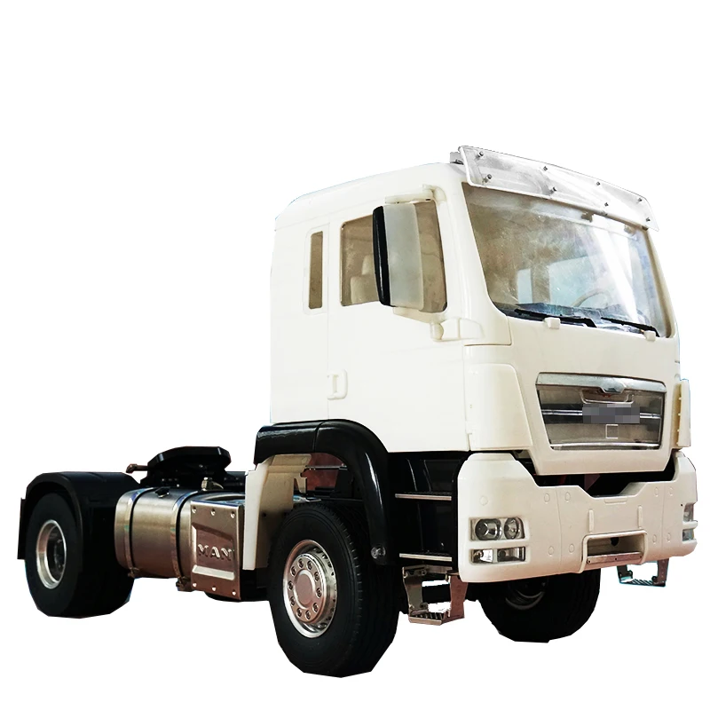 1/14 Simulation truck model Toy 4X2 tractor two-axle Tamiya tractor Metal chassis car RCLESU 5