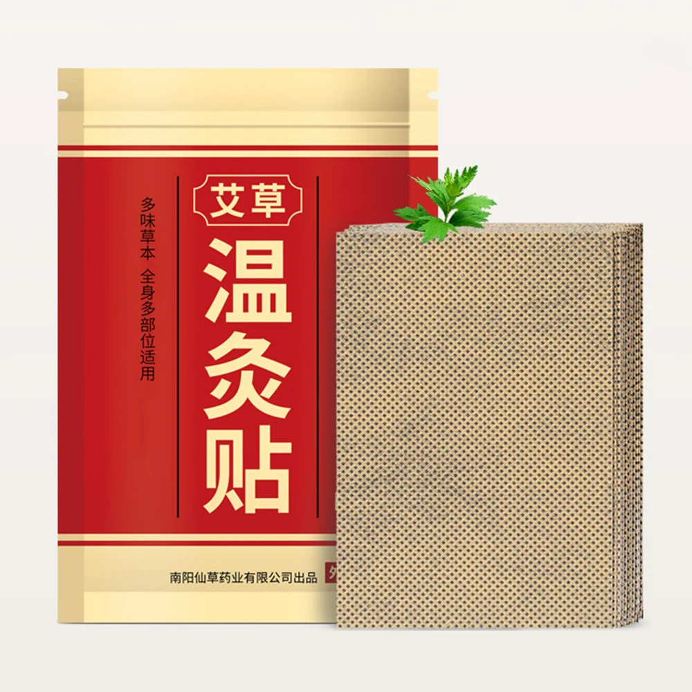 

Moxibustion Plaster Self Heating Warming Medicina China Tradicional Moxa Sticker Wormwood Shoulder Neck Patches