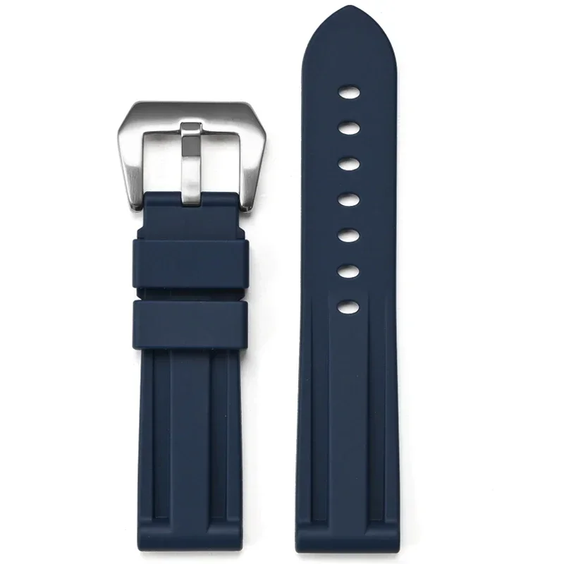Waterproof Silicone Rubber Strap for Men - Sporty Diving Watch Band Accessories