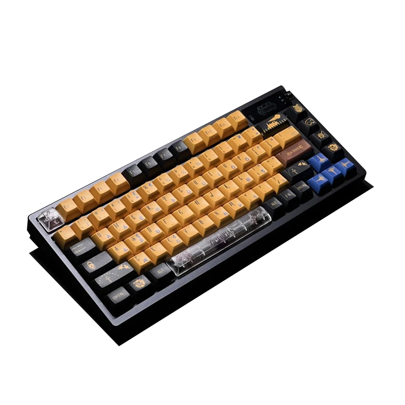 

Personality KCA Profile Steampunk Dye Sublimation 142 Keys PBT Material With ISO Enter Key 6.25u 7u Spacebar For Keyboard