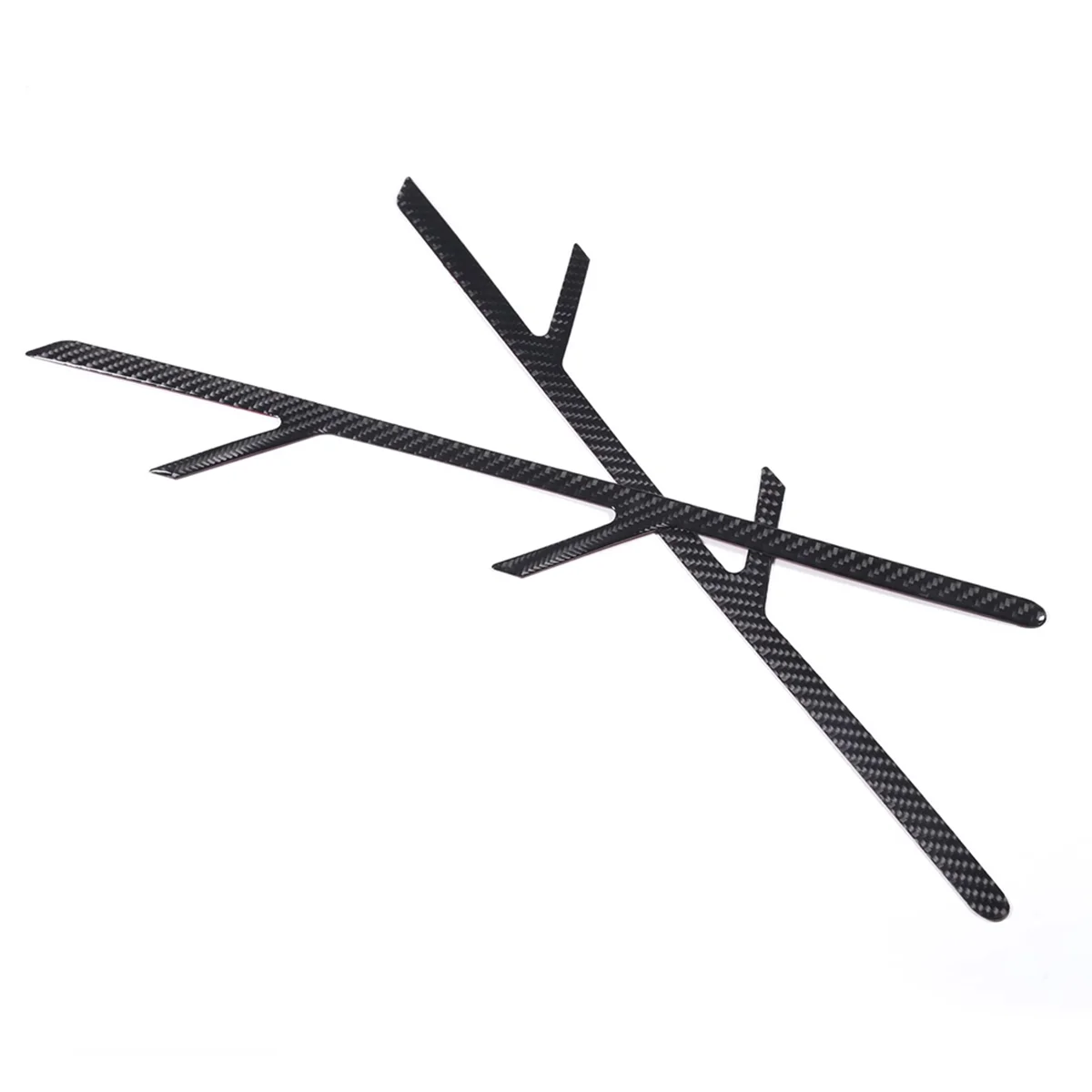 Per Corvette C7 2014-2019 Soft Carbon Fiber Car Side Fender Presa D'Aria Vent Decalcomanie Sticker Trim