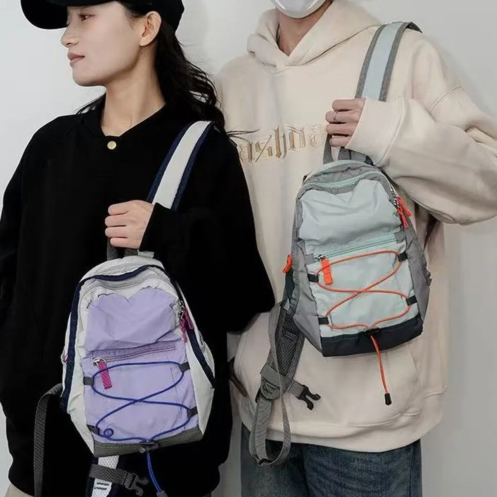Mini zaino leggero alla moda Borsa a tracolla multifunzionale portatile Borsa da scuola di grande capacità per esterni