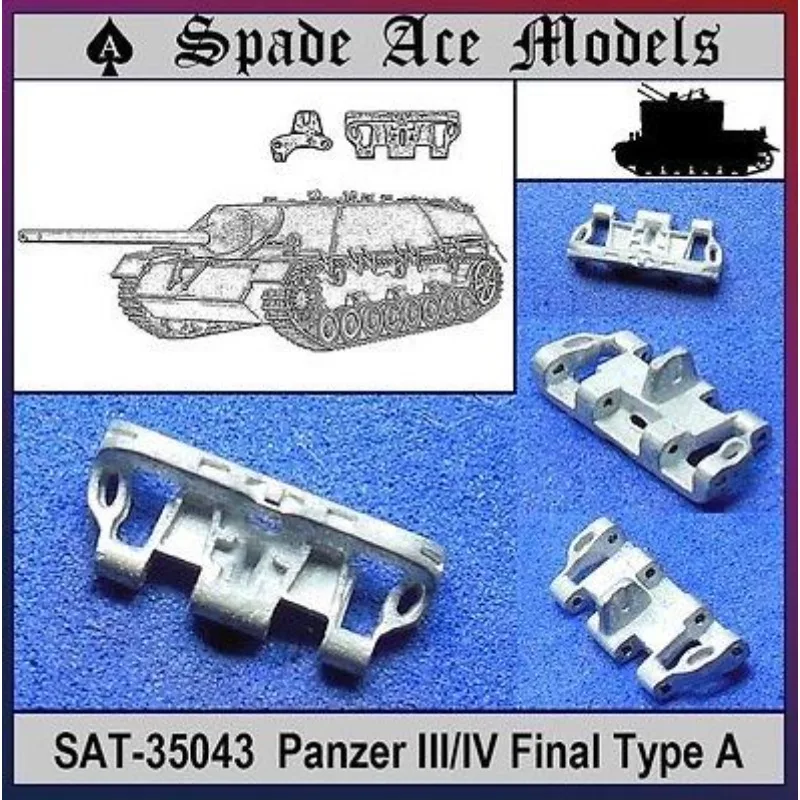 

Spade Ace Models SAT-35043 1/35 Scale Panzer III/IV Final Metal Track