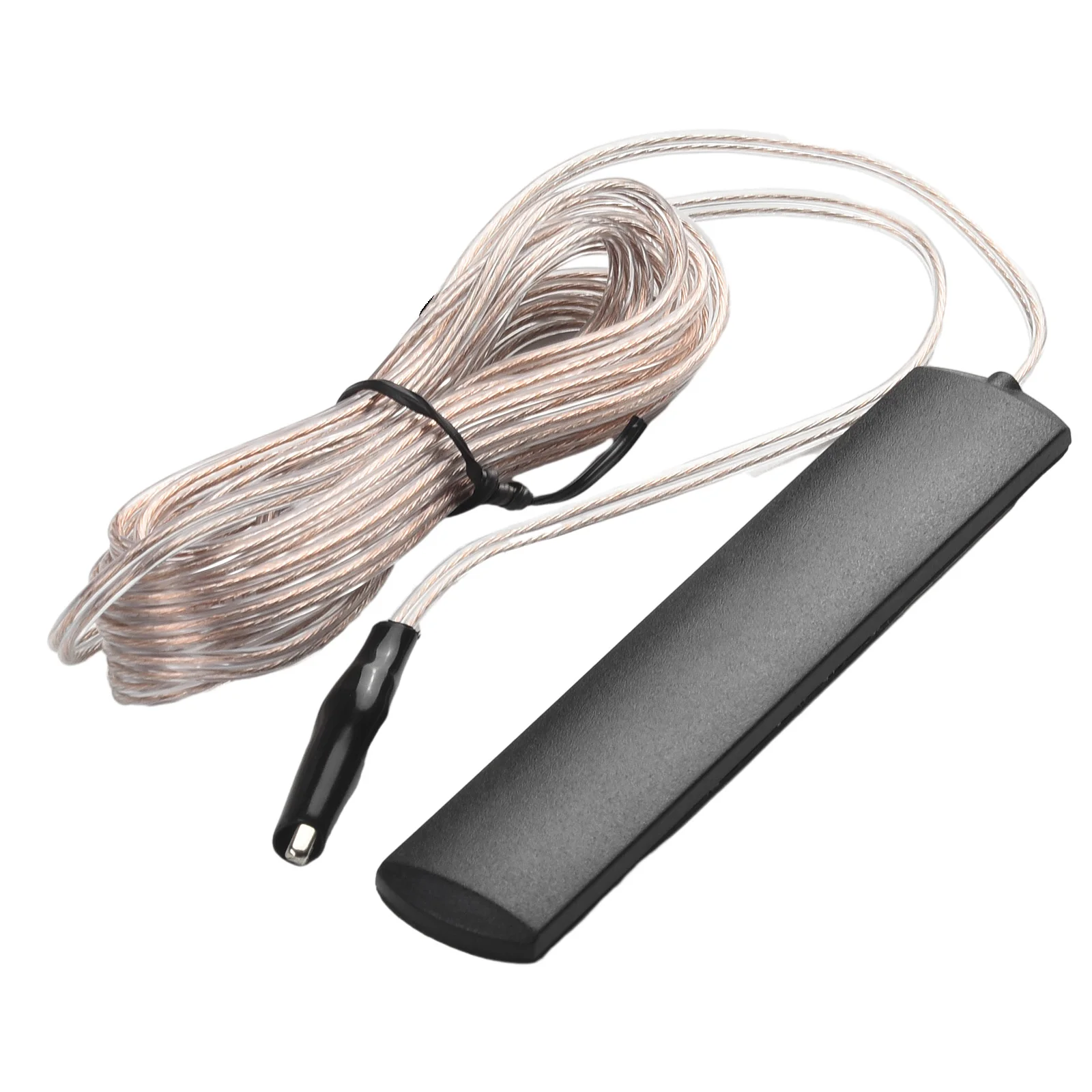 

Clip On Radio FM Stereo Antenna Indoor Length 5m Stable Transfer Wide Compatible 85-112MHz Alligator Connector