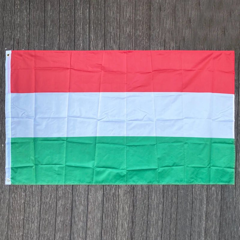 

free shipping xvggdg The Hungary Flag Polyester Flag 5*3 FT 150*90 CM High Quality