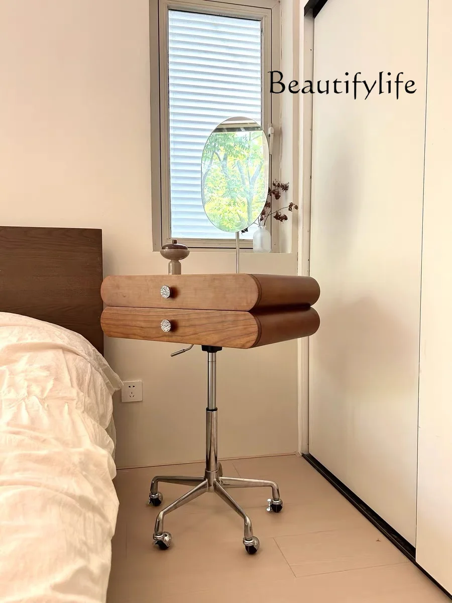 

American-Style Mid-Ancient Style Solid Wood Dressing Table Small Bedroom Makeup Table
