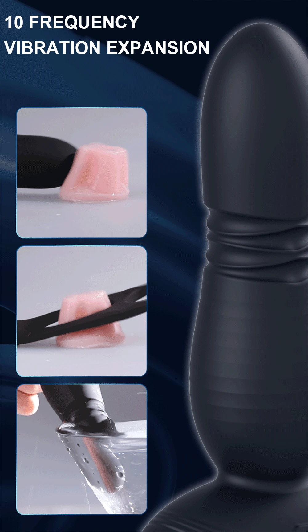 Plug Telescopic Anal Vibrators Male Prostate Massage Wireless Control Silicone Stimulate Butt Delay Ejacul_voghion.com