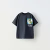 New Design Tees 1-7Age Children Clothing Casual Loose Trendy Tops Cute Short Sleeve TShirts Printing Tops For Boys And Girls 6