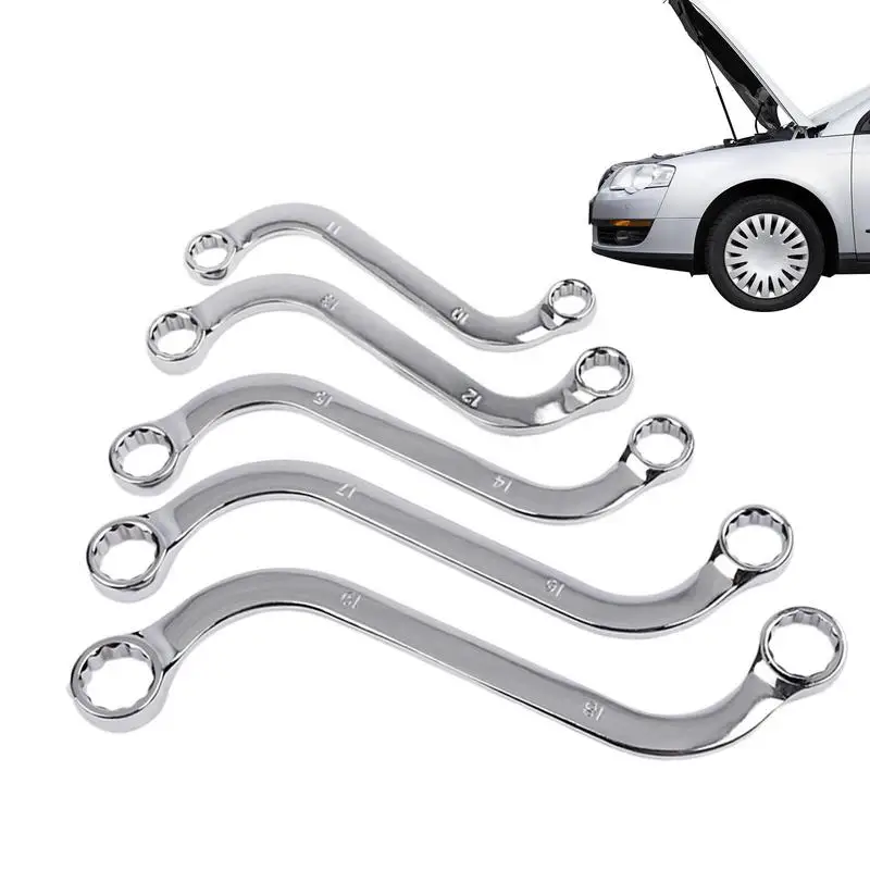 

S-Style Box Wrench Set Metric S-Style Wrench Set 10 X 11mm 18 X 19mm Duratech Wrench Set Mirror Polished Double Box End Wrench