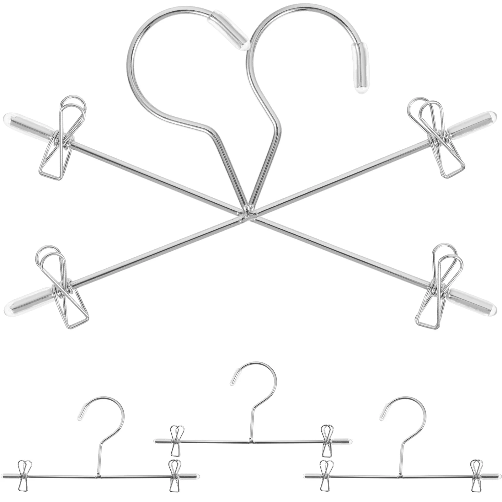 

5Pcs Tiny Clothes Hangers Mini Clothing Hangers Decorative Miniature Hangers Ornaments