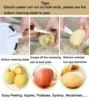 Houselin Electric Potato Peeler Automatic Apple Peeler for Fruits and Vegetables 5