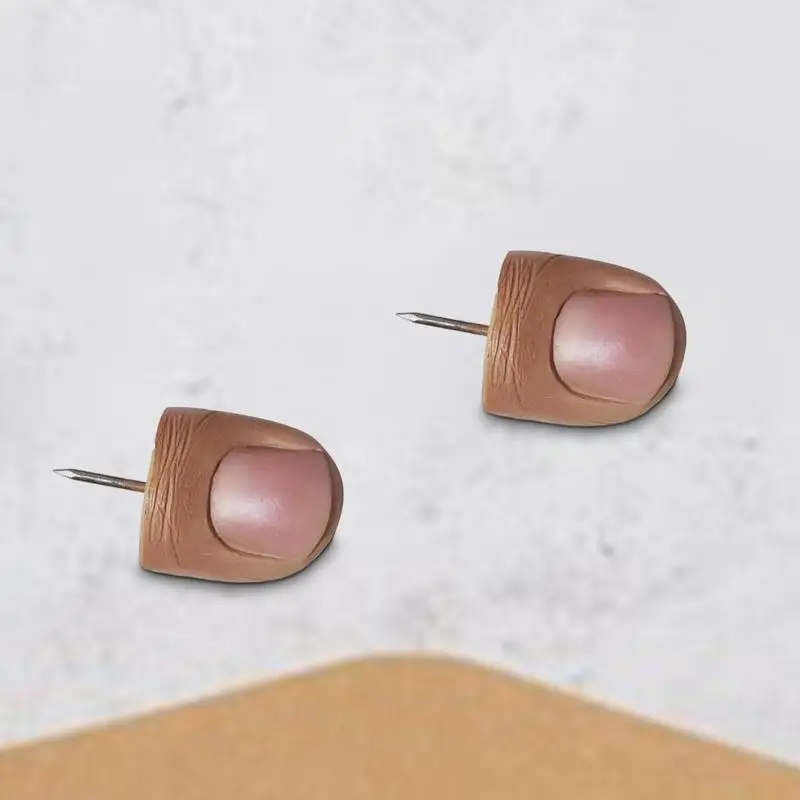 벽 핀용 엄지 압정, 엄지 압정 헤드 핀, 엄지 모양 포스터 핀, 가정 학교용 푸시 핀, 2 개