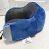 U Shaped Memory Foam Neck Pillows Soft Cervical Orthopedic Pillow Travel Essentials For Airplane Massage Neck Cushion 6