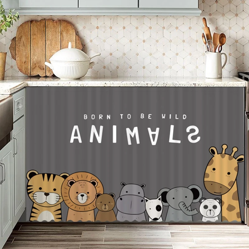Cabinet Door Curtain Dustproof Curtain Decorative Wardrobe Bookcase Curtain for Kitchen Cupboard No Punching Covering Cloth 2