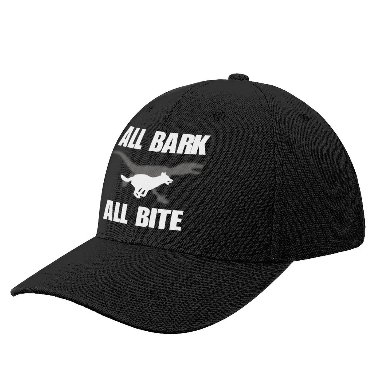 

All Bark All Bite Maligator Maliraptor Dutch Shepherd Gift Baseball Cap Snap Back Hat Luxury Man Hat Hip Hop Caps Women Men's