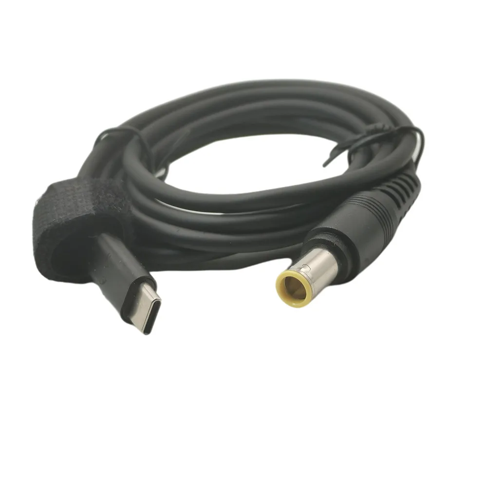 USB-C to Lenovo 7.9x5.5mm *0.9mm Round Tip PD Cable Charging Cable 1.5m