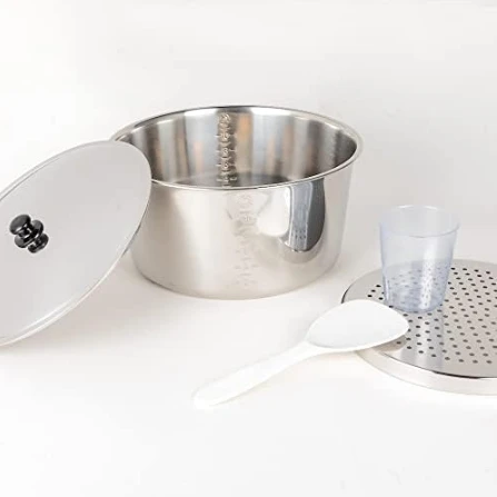 6 Cup Multi-Functional Stainless Steel Rice Cooker – Silver 2
