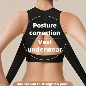 Reggiseno Sportivo Senza Ferretto con Chiusura Frontale e Schiena Incrociata, Modellante e Anti-Cedimento, Effetto Lifting Naturale, Intimo Modellante per la Schiena da Donna