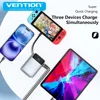Vention Power Bank 20000mAh 65W PD Fast Charger with Built-in Type-C Cable External Spare Battery Portable Power Bank for Laptop 6