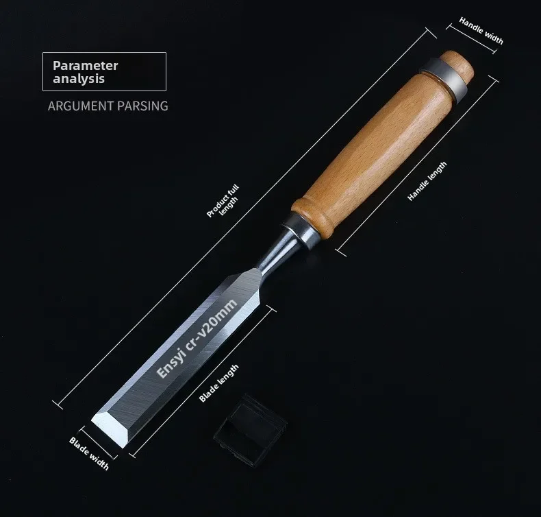 8/12/16/20/24mm Holzschnitzmeißel-Set Professionell für Holzbearbeitung mit Ergonomischen Holzschnitzwerkzeugen DIY-Hilfswerkzeuge – Detail 2