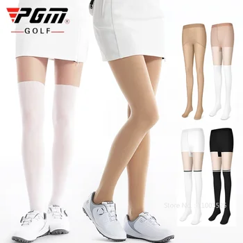 Pgm Golf Leggings donna sport Fitness calze collant a vita alta donna estate calzini elastici protezione solare pantaloni Anti gancio