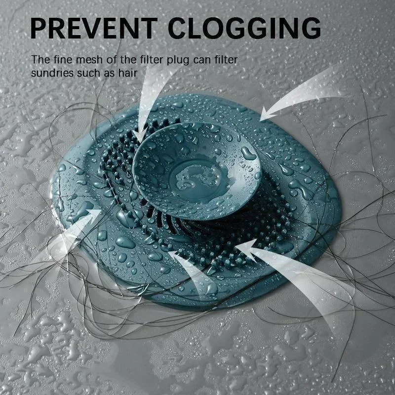 Floor drain filter Kitchen bathroom sink plug Shower filter Drain cover Stopper Sink strainer Drain floor hair catcher