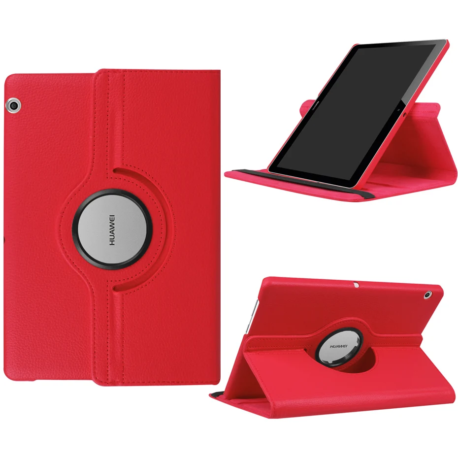 Elegant 360° Rotating PU Leather Tablet Cover